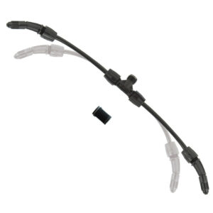 Double buse flexible pour pulvérisateurs