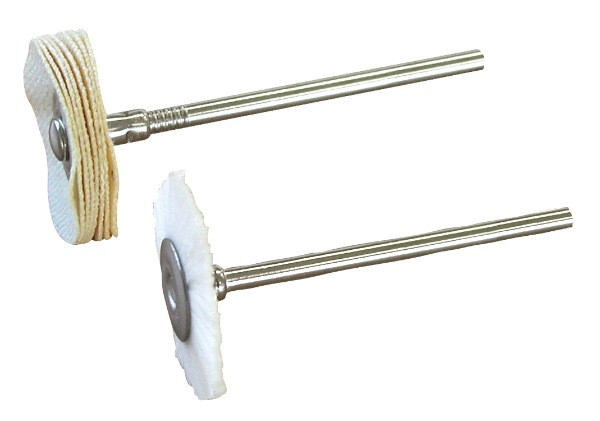 1 roue toile + 1 roue nylon Ø 20 mm