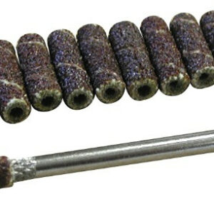 10 tambours abrasifs haute qualité Ø 4 mm + support