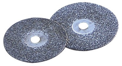 2 disques à tronçonner diamantés Ø 18 / 20 mm