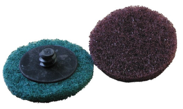 2 disques éponge abrasive pour métal tendre Ø 50 mm