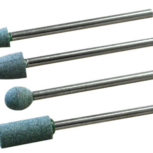 2 meules carbure silicium conique 5 x 8 mm