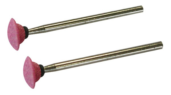 2 meules oxyde d'alumine lenticulaire Ø 10 mm