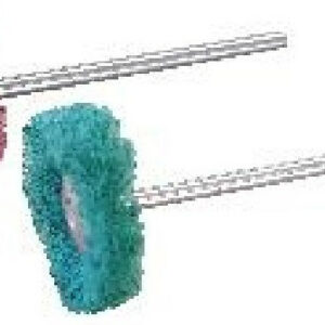 2 polissoirs éponge abrasive dure Ø 20 mm