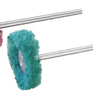 2 polissoirs éponge abrasive tendre Ø 20 mm