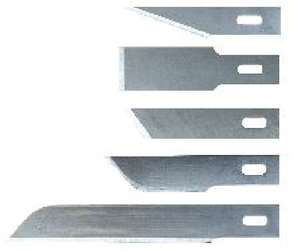 3 lames de scalpel ciseaux coupe en bout