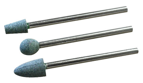 3 meules carbure silicium assorties
