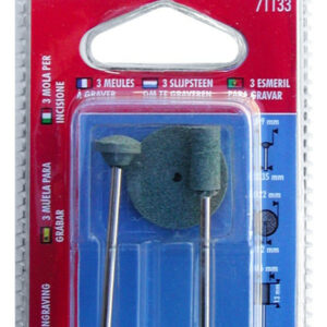 3 meules silicium (cylindrique, lenticulaire, disque)