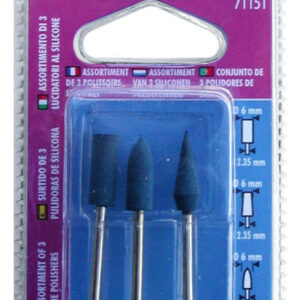 3 polissoirs silicone haute qualité Ø 6 mm