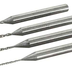 4 forêts carbure tungstène 0,6 à 1,2 mm