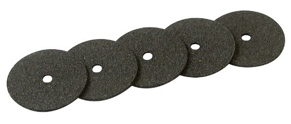 5 disques à tronçonner au carbure silicium Ø 22 mm