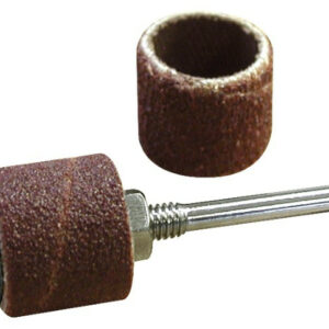 6 tambours abrasifs Ø 15 mm + support