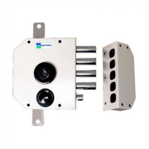 Mécanisme 3 points 630 A2P* en applique blanc droite MOTTURA 30630AD50XHAFD