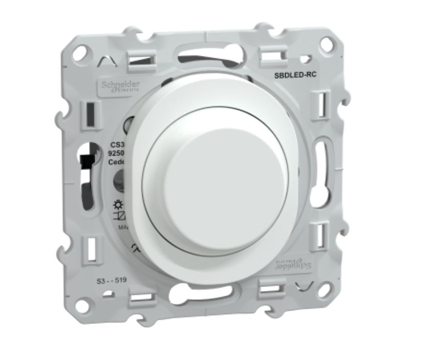 Mécanisme variateur de lumière OVALIS standard blanc SCHNEIDER ELECTRIC S320519