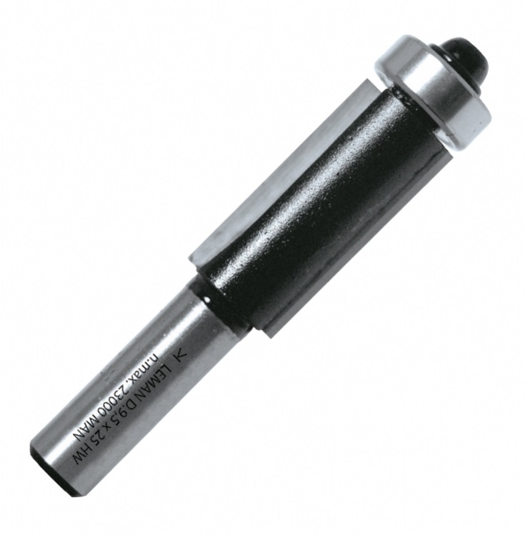 Mèche d'affleureuse droite avec guide DEF.467S.68 25 mm LEMAN 4678.713.00