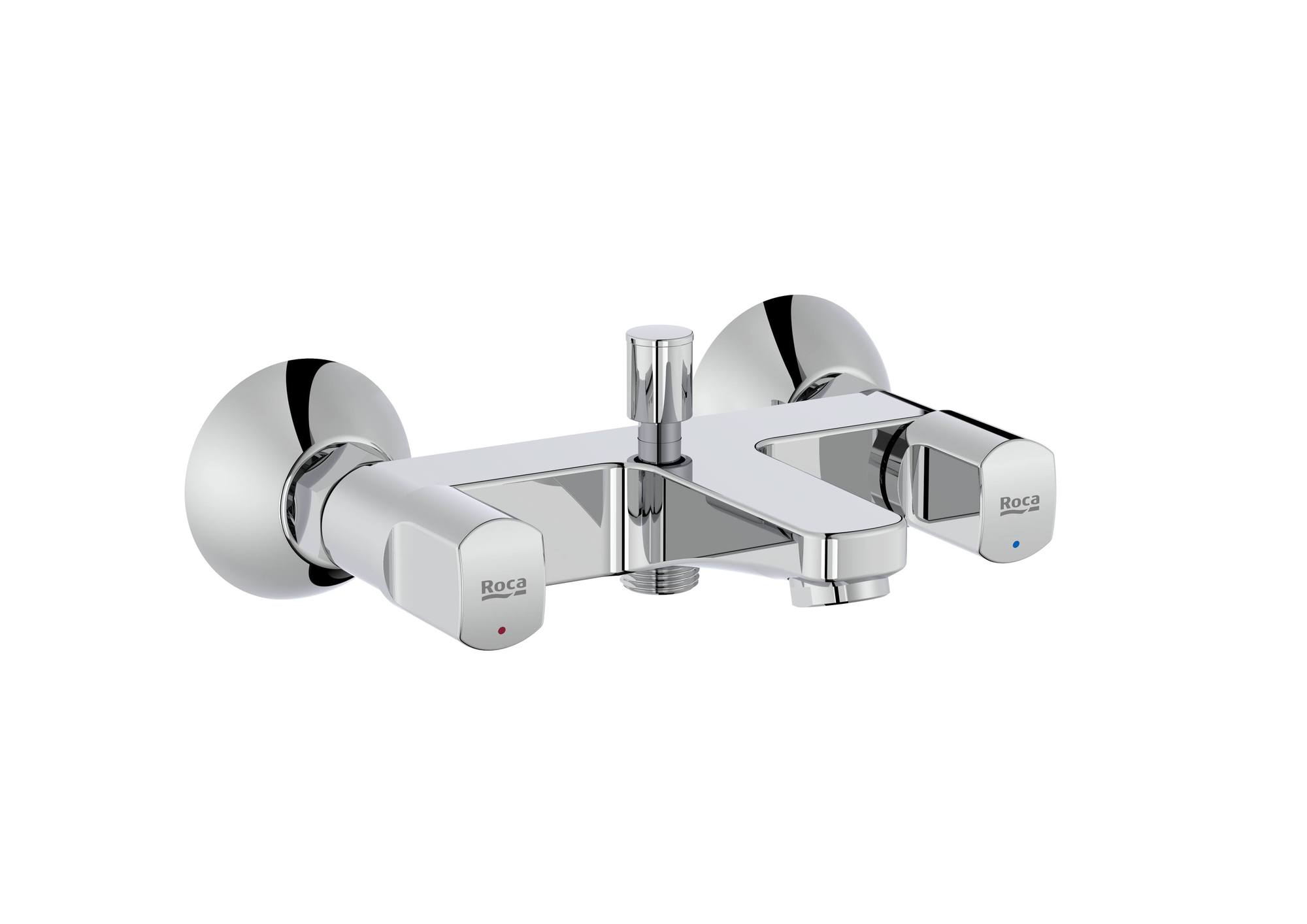 Mélangeur bain-douche BRAVA mural avec raccords ROCA A5A018EC0F