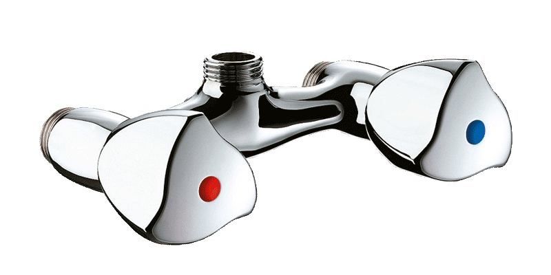 Mélangeur de douche entraxe 80 mm DELABIE D2480