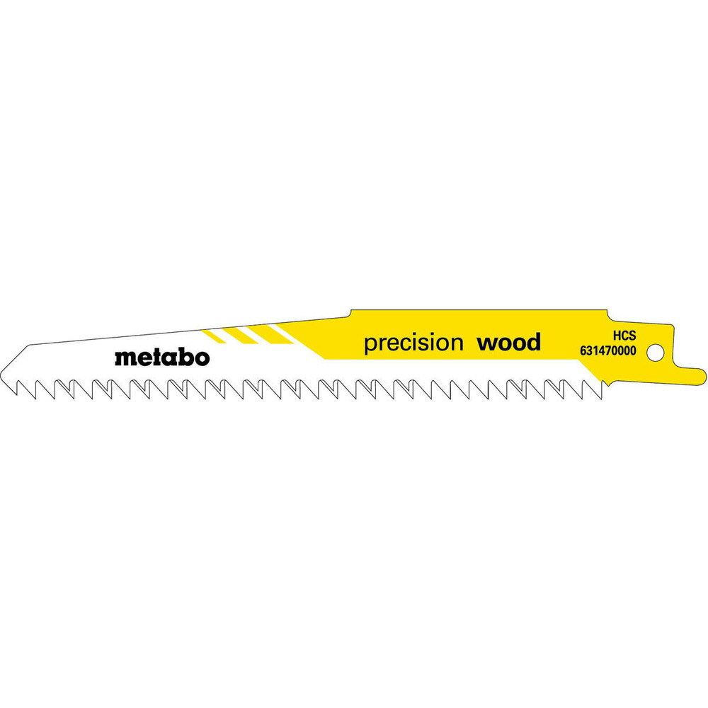100 lames de scie sabre « precision wood » HCS - 150 x 1,25 mm