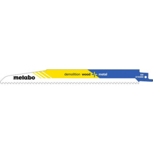 5 lames de scie sabre « demolition wood + metal » BiM - 225 x 1,6 mm