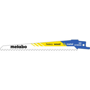 5 lames de scie sabre « heavy wood + metal » BiM - 150 x 1,25 mm