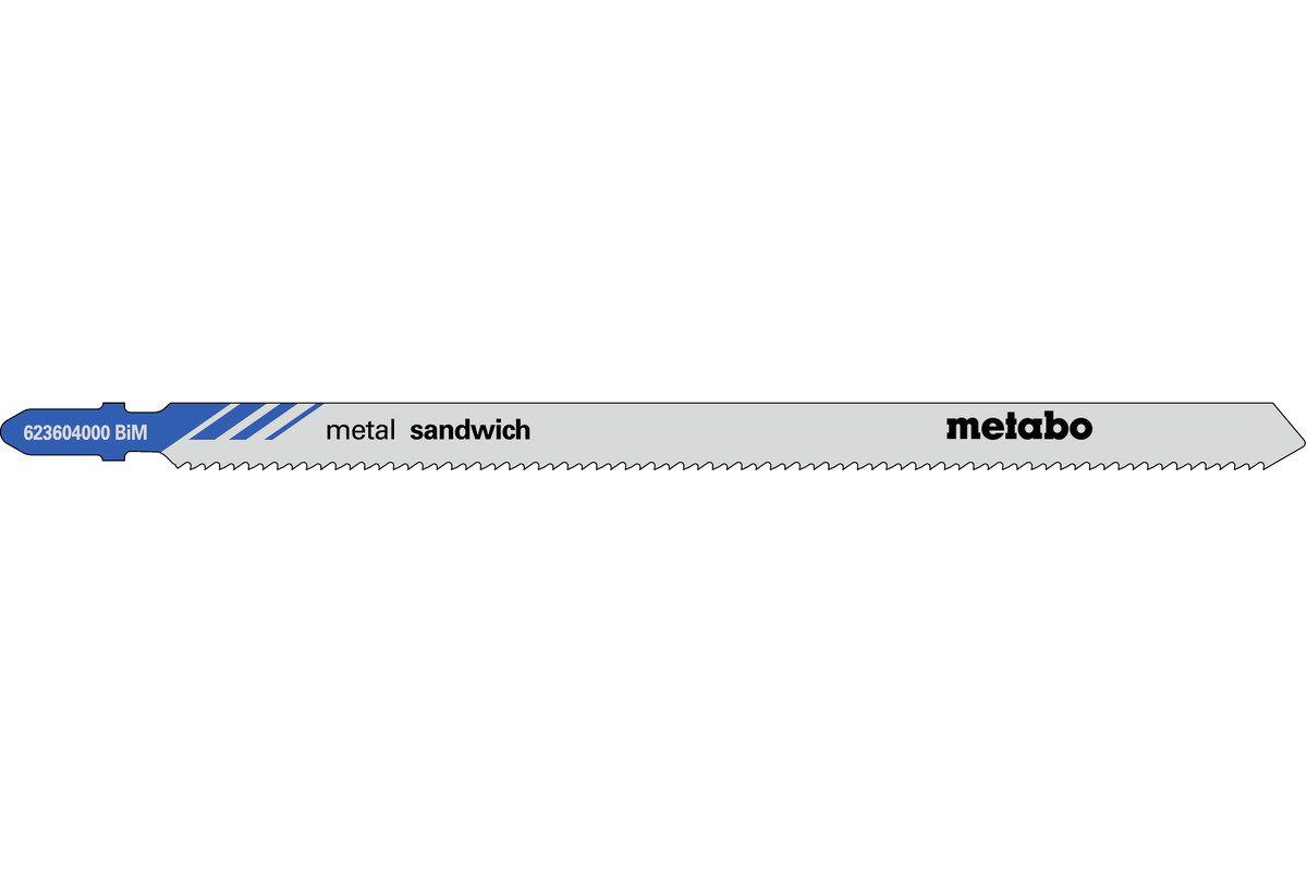5 Lames scie sauteuse BIM 150 mm/ 2,0 pour scie sauteuse