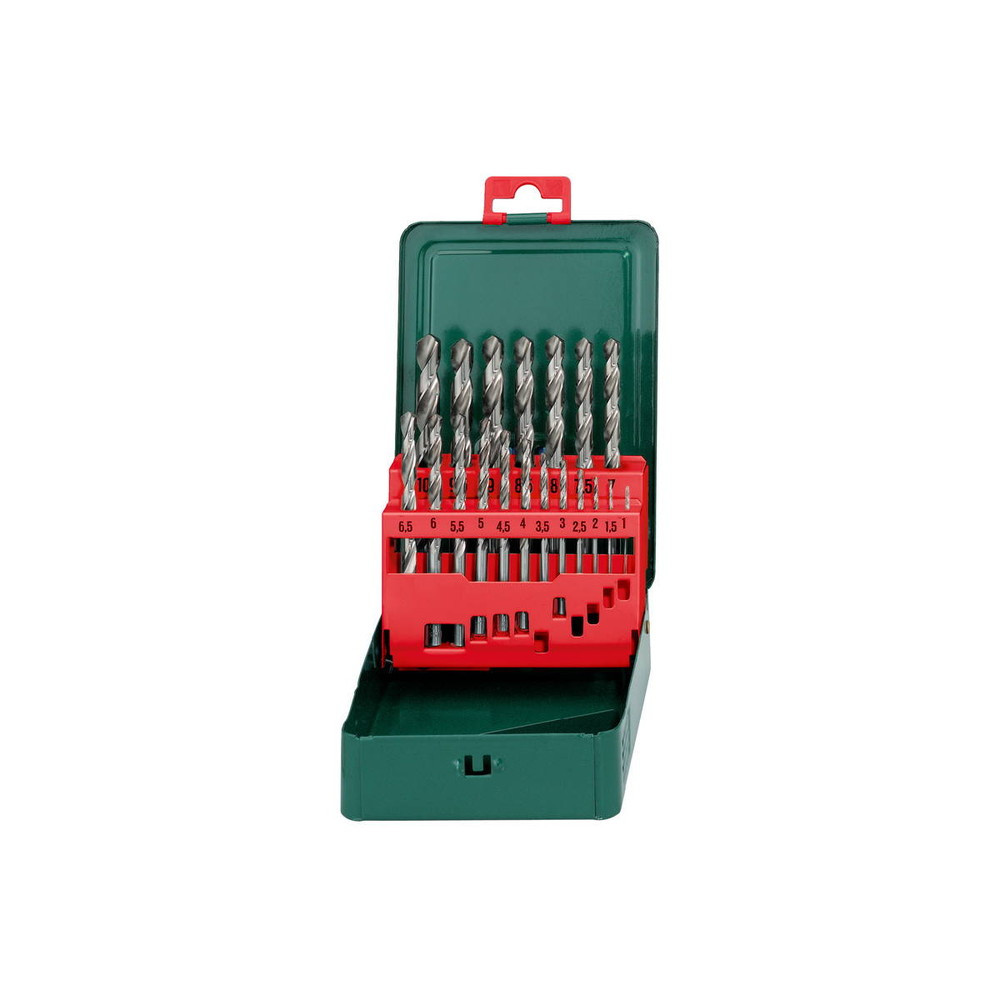 Coffret de 19 forets à métaux en acier rapide HSS-G SP