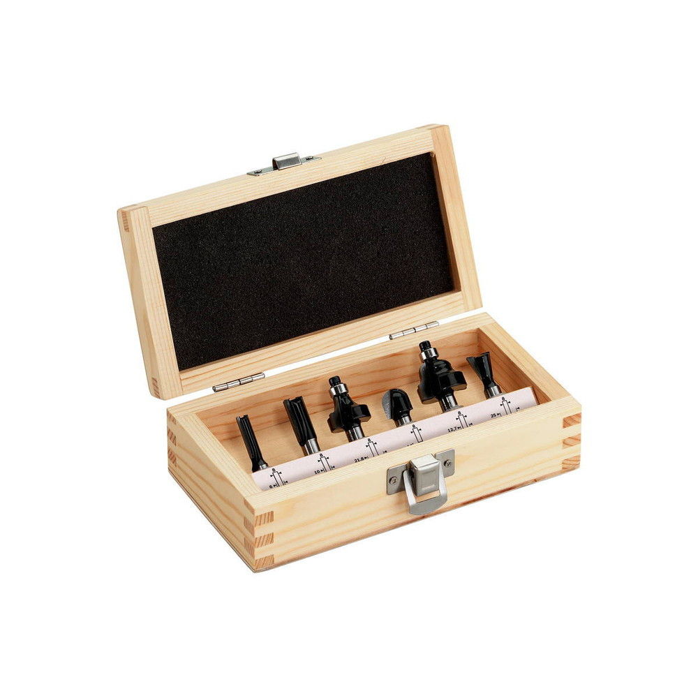 Coffret de 6 fraises SP, 8 mm