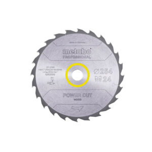 Lame de scie circ. Pro "Power Cut Wood" HW/CT 254x30, 24 WZ 30°
