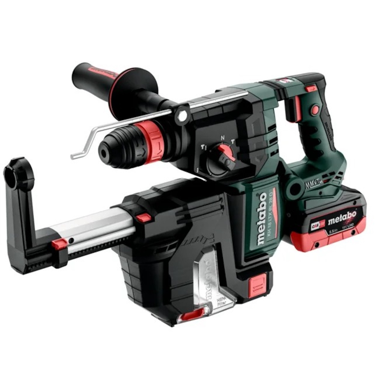 Marteau perforateur burineur 18 V KH 18 LTX 28 BL Quick + ISA 18 LTX 28 - 2x5,5Ah - 3J - Coffret metaBOX