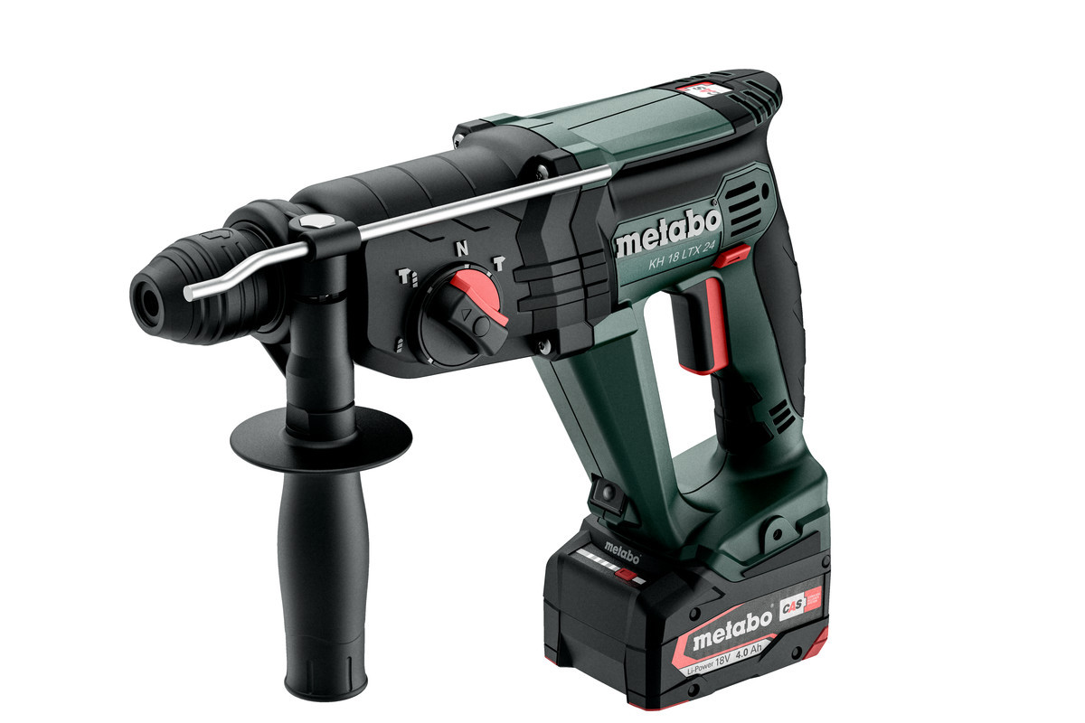 Marteau perforateur burineur 18 V sans fil KH 18 LTX 24 2 x 4,0 Ah Li-Power, ASC 55