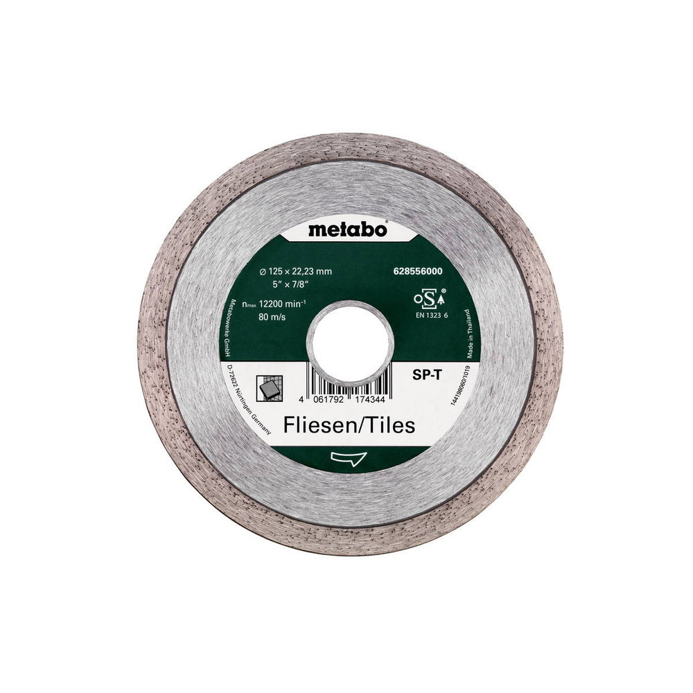 Meule de tronçonnage diamantée SP - T Carrelage - 125x22,23 mm