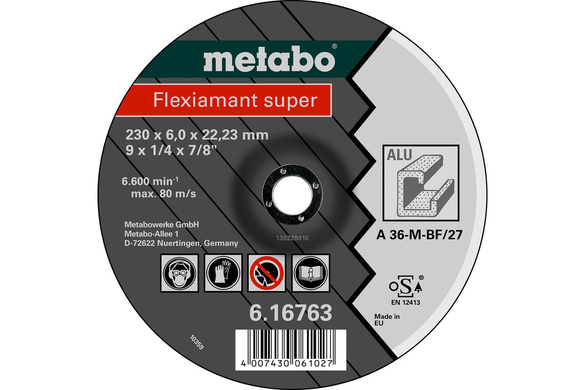 Meules d'ébarbage Flexiamant super 125x6,0x22,2 alu