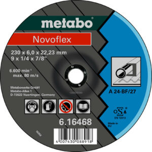 Meules d'ébarbage Novoflex 125x6,0x22,2 acier
