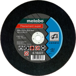 Meules de tronçonnage Flexiamant super 350x3,0x25,4 acier