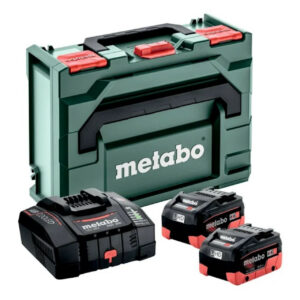 Pack énergie 18 V 2 Batteries 18V + chargeur ultrarapide - Coffret metaBOX - batterie incluse