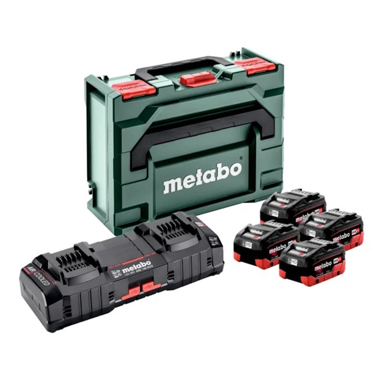 Pack énergie 18 V 4 Batterie 18V LiHD Chargeur Ultrarapide - 4x8Ah - batterie incluse