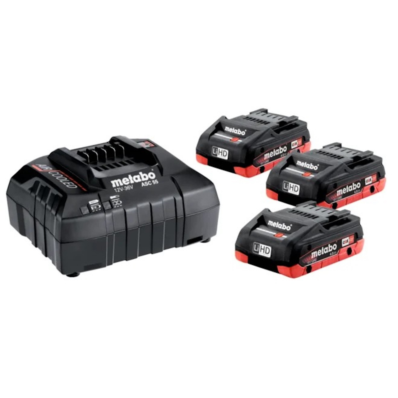 Pack énergie 18 V Pack 3 Batterie 18V LiHD chargeur rapide - 3x4Ah - batterie incluse