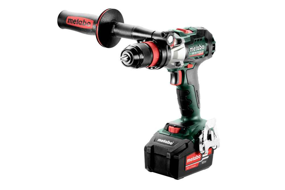 Perceuse à percussion 18 V SB 18 LTX BL Q I - 2 x 5,2 Ah Li-Power, ASC 55, coffret Metabox