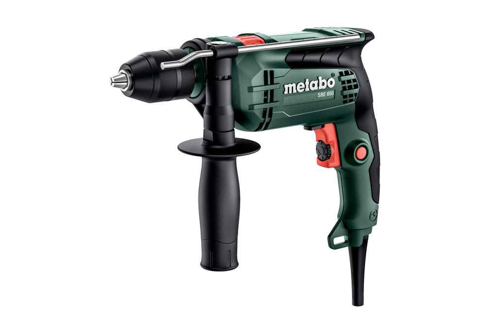 Perceuse à percussion SBE 650 - 650W - Mandrin autoserrant, coffret