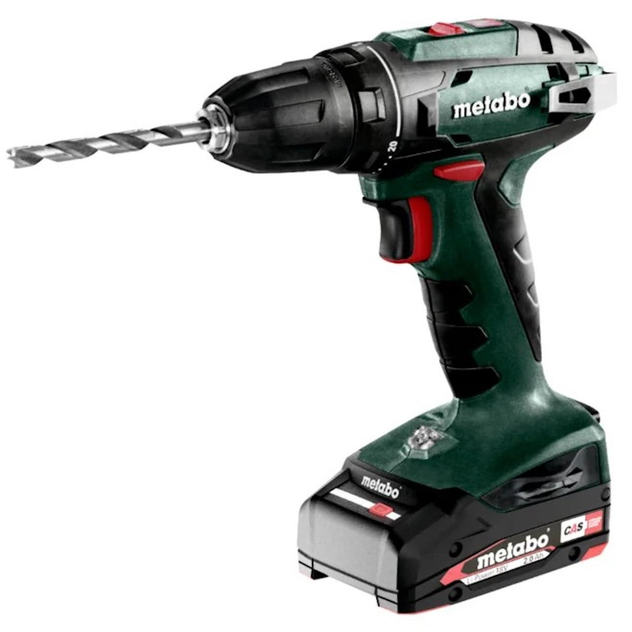 Perceuse visseuse 18 V BS 18 - 2x2Ah - 24Nm - Coffret metaBOX - batterie incluse