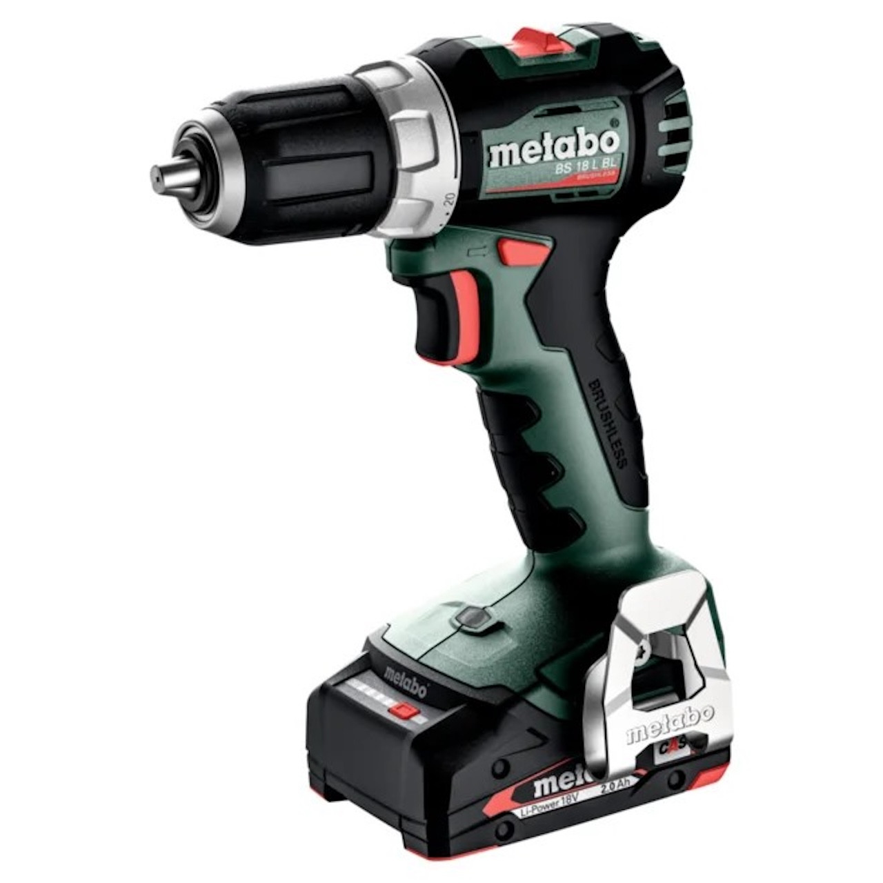 Perceuse visseuse 18 V BS 18 L BL - 2x2Ah - 28Nm - Coffret metaBOX - batterie incluse