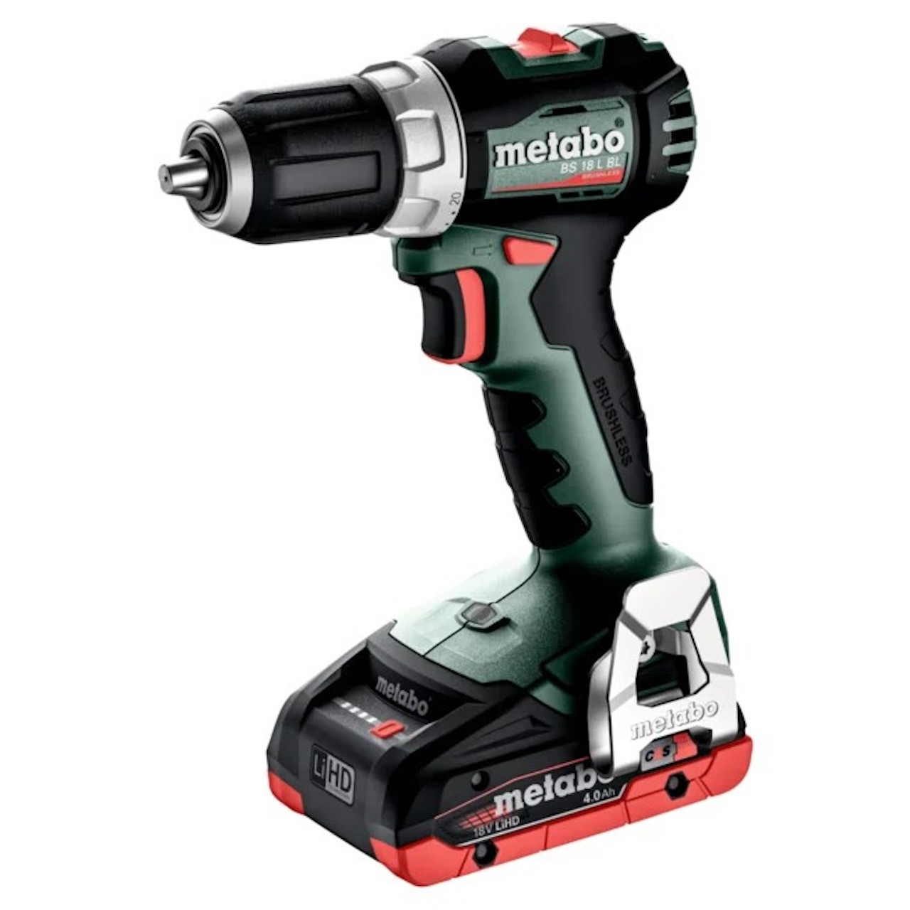 Perceuse visseuse 18 V BS 18 L BL - 2x4Ah - 28Nm - Coffret metaBOX - batterie incluse
