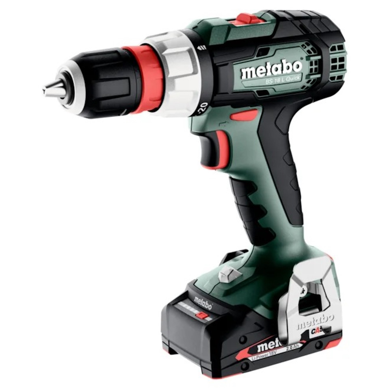Perceuse visseuse 18 V BS 18 L Quick - 2x2Ah - 26Nm - Coffret metaBOX - batterie incluse