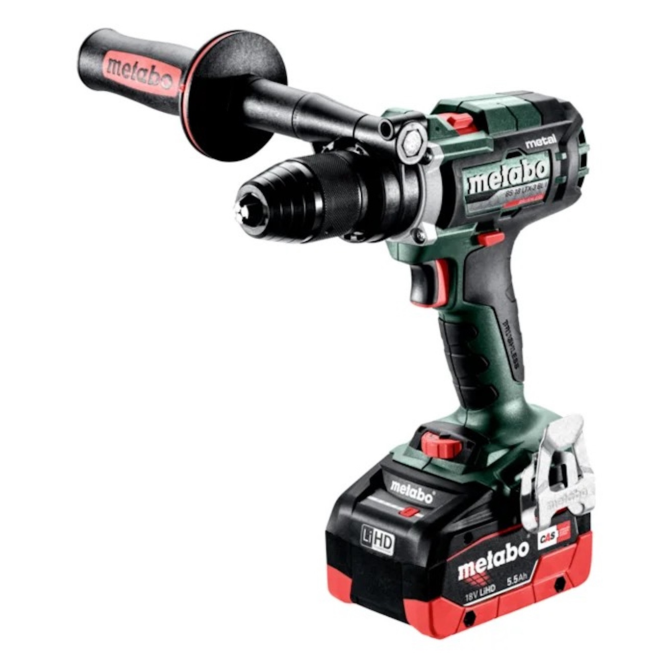 Perceuse visseuse 18 V BS 18 LTX-3 BL I Metal - 2x5,5Ah - 65Nm - Coffret metaBOX - batterie incluse