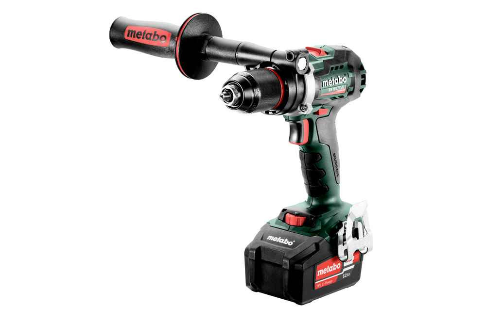 Perceuse visseuse 18 V BS 18 LTX BL I - 2 x 5,2 Ah Li-Power, ASC 55, coffret Metabox