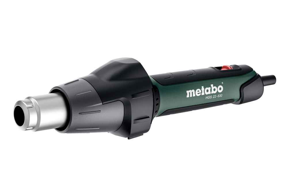 Pistolet à air chaud HGS 22-630 - 2200W - Débit d'air 150/500 l/min - 0,65 kg - Coffret Metabox