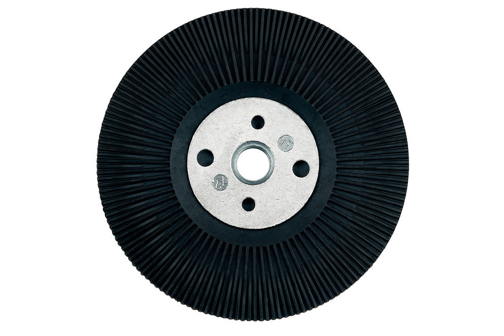 Plateau souple ponc.,122 mm M14 pour meuleuse