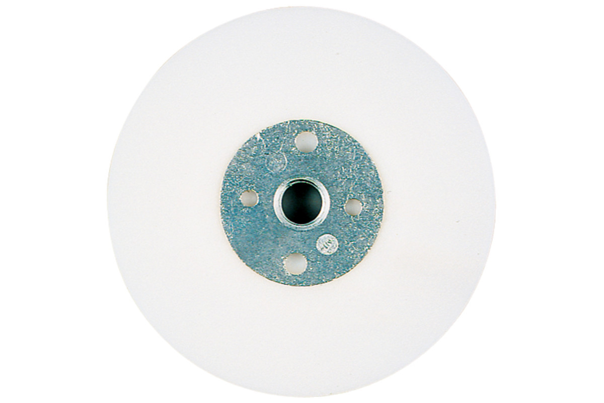 Plateau souple ponc.,122 mm pour meuleuse