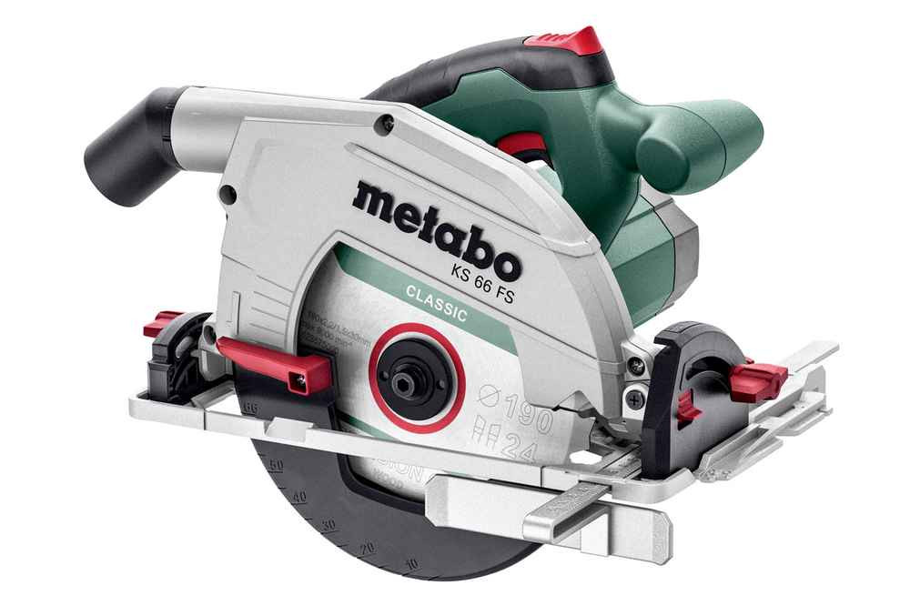 Scie circulaire KS 66 FS - 1500W - Profondeur de coupe 66 mm - Coffret Metabox