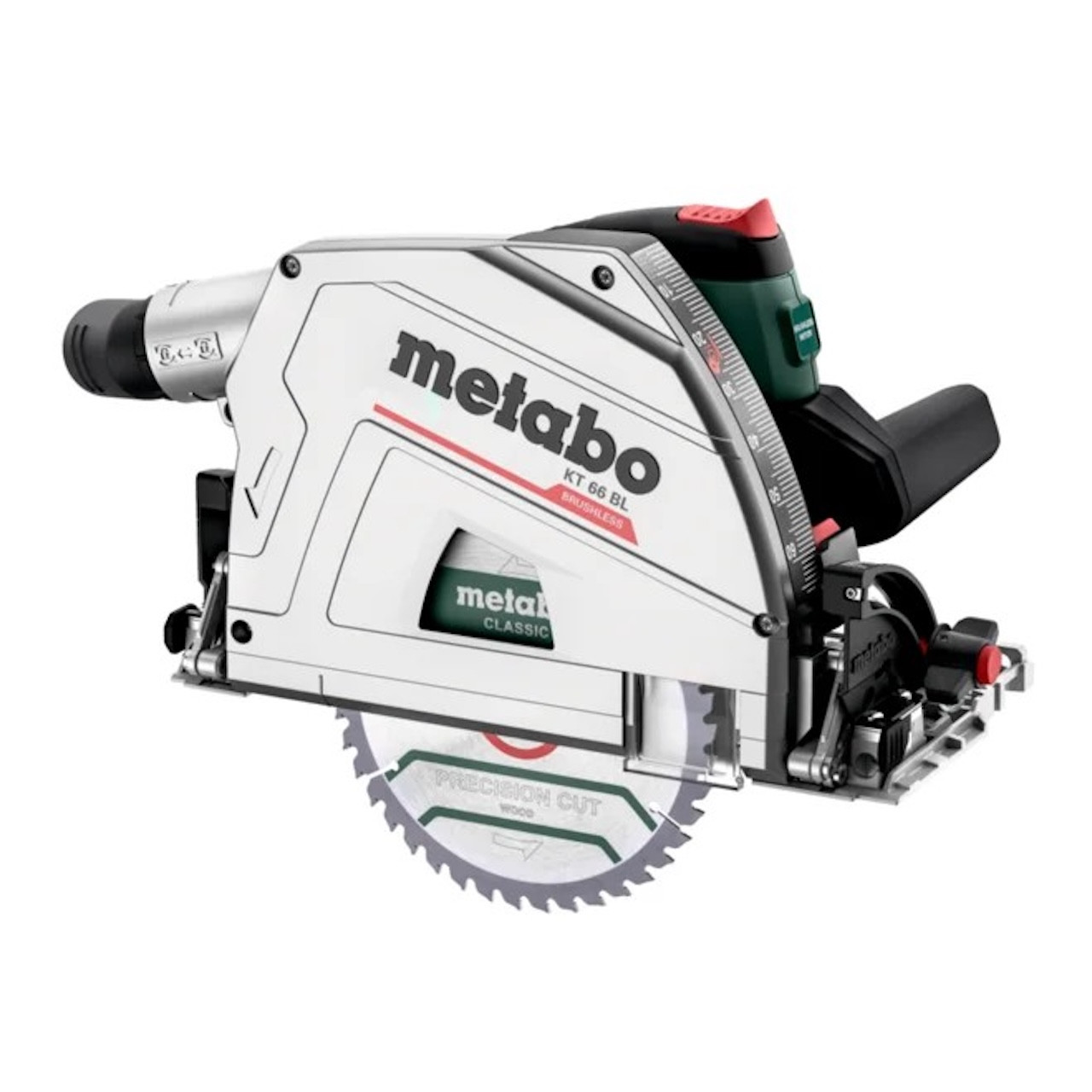 Scie circulaire plongeante KT 66 BL - 1200W - 66mm - Coffret metaBOX
